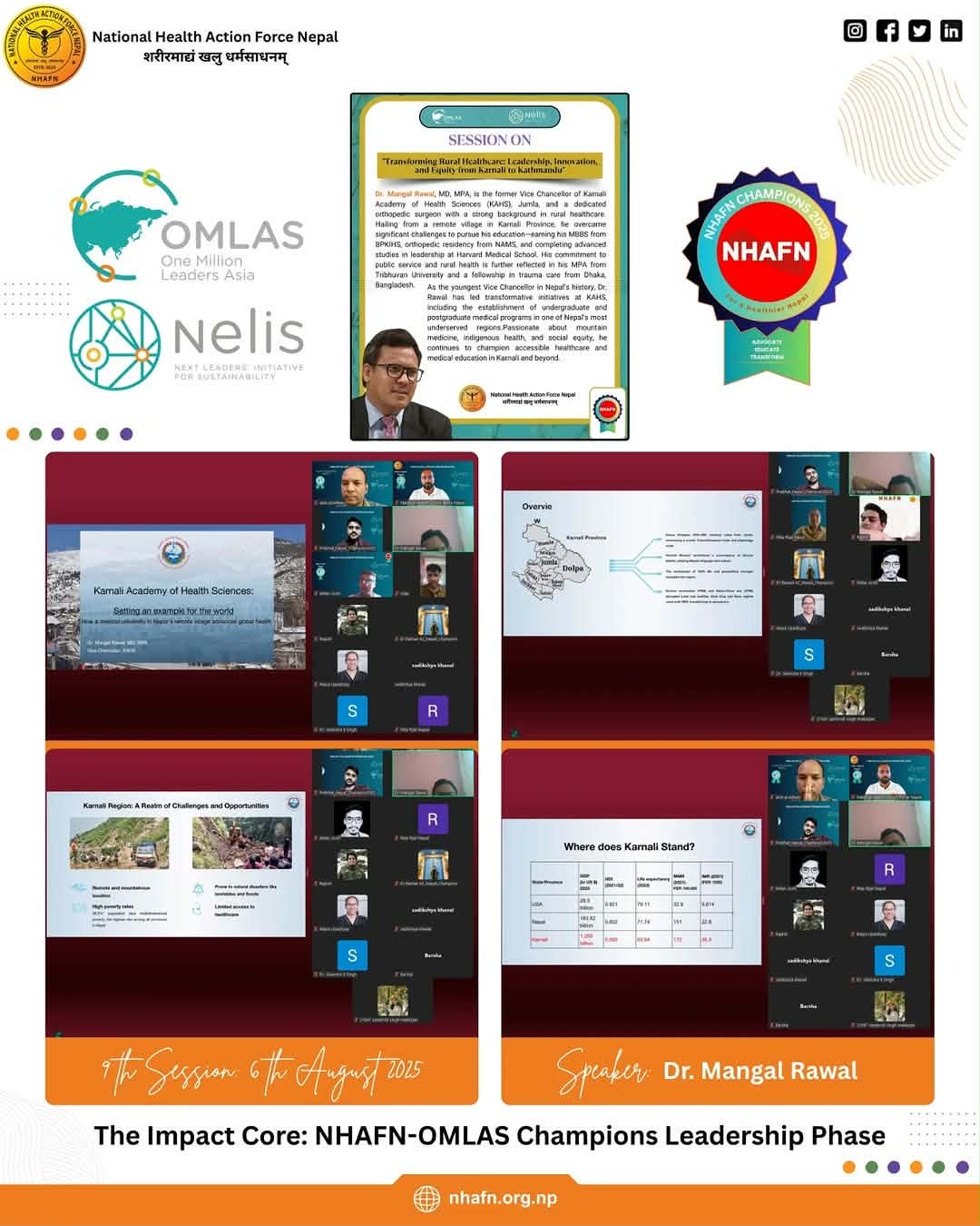  NHAFN-OMLAS Champions Leadership Program 