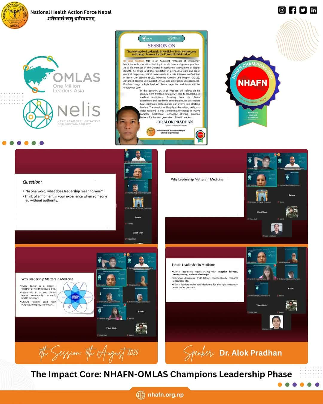  NHAFN-OMLAS Champions Leadership Program 