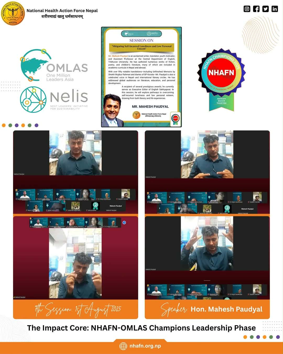  NHAFN-OMLAS Champions Leadership Program 